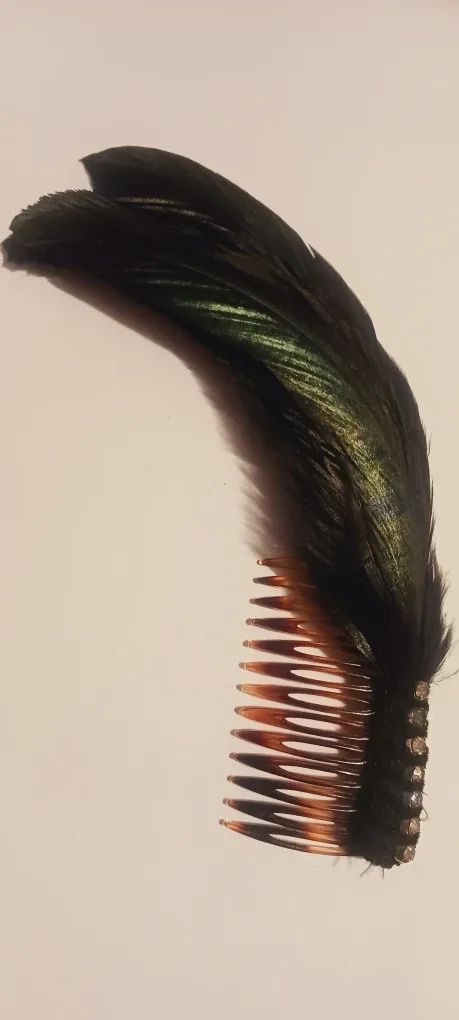 Feather Hair Comb Hair Accesory