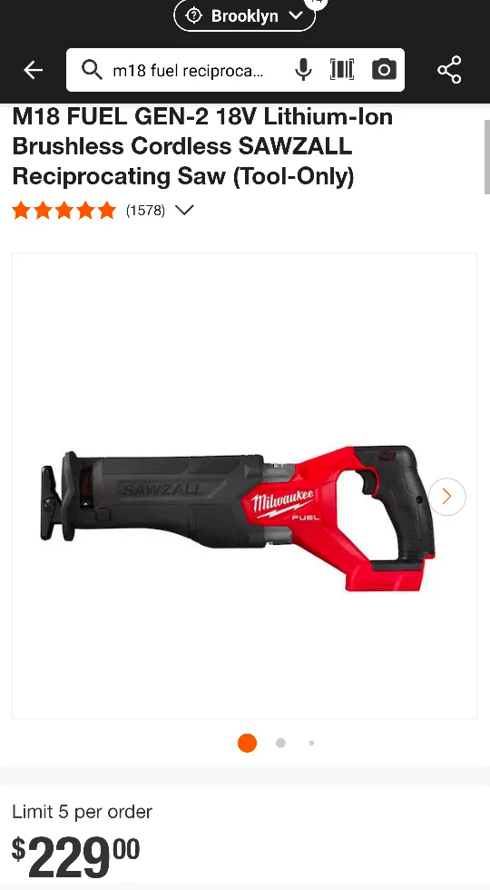 M18 Milwaukee FUEL Reciprocating Saw Combo image indicator(2)