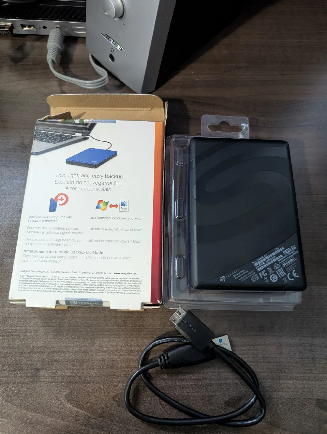 Seagate Backup Plus Slim 2TB Portable HDD - Blue image indicator(2)