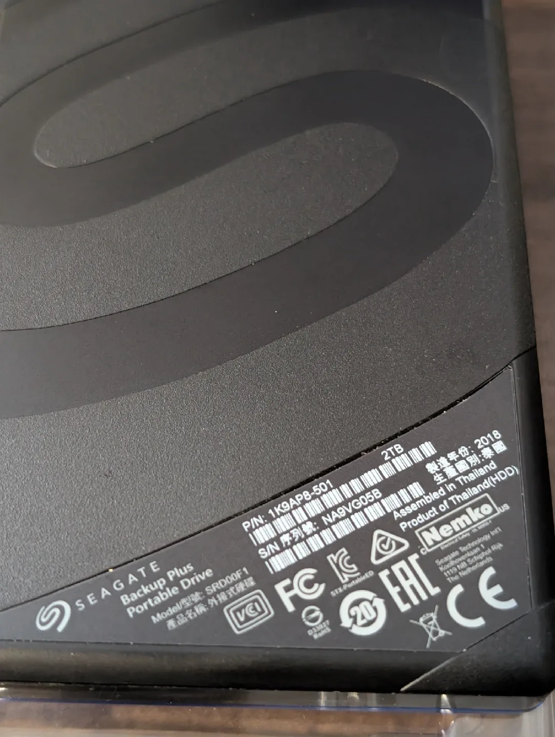 Seagate Backup Plus Slim 2TB Portable HDD - Blue image indicator(4)