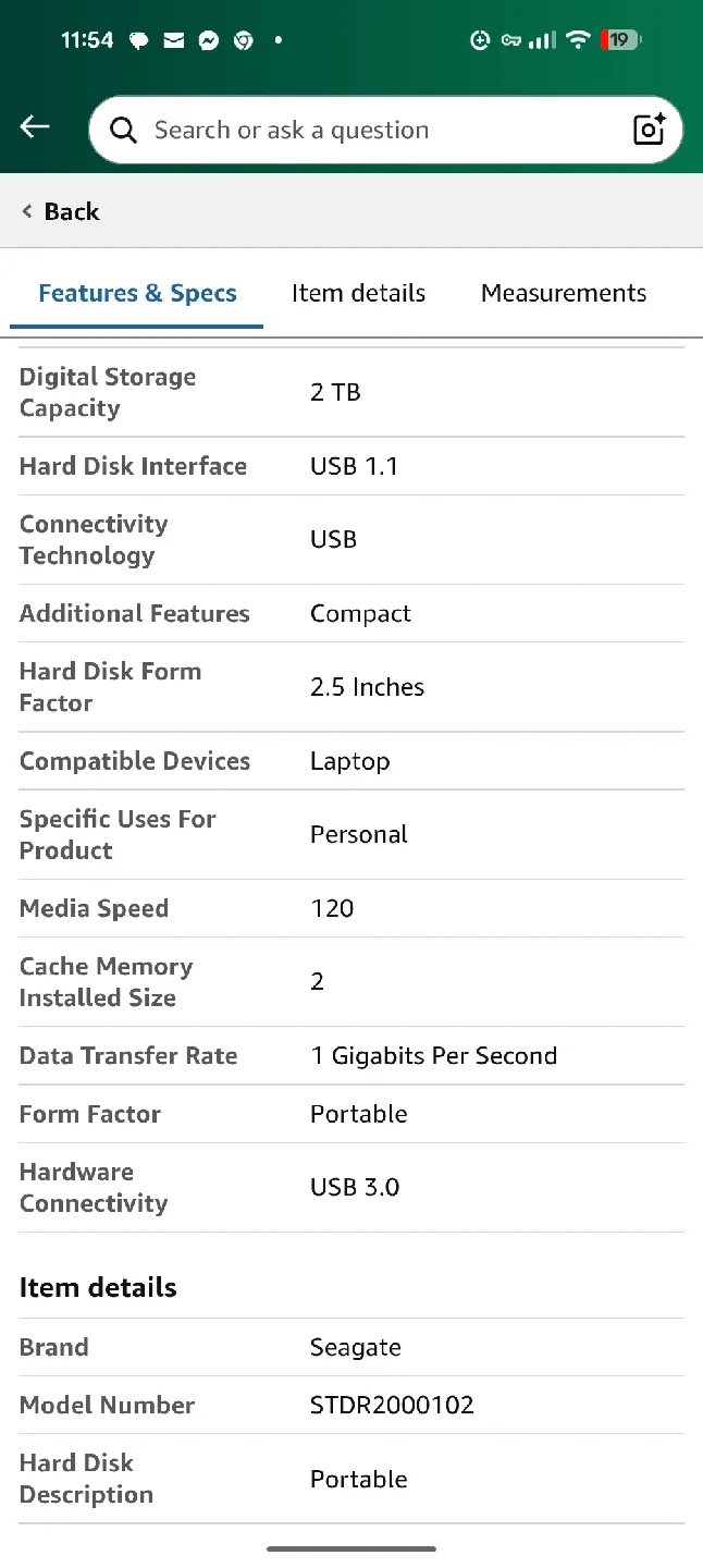 Seagate Backup Plus Slim 2TB Portable HDD - Blue image indicator(6)