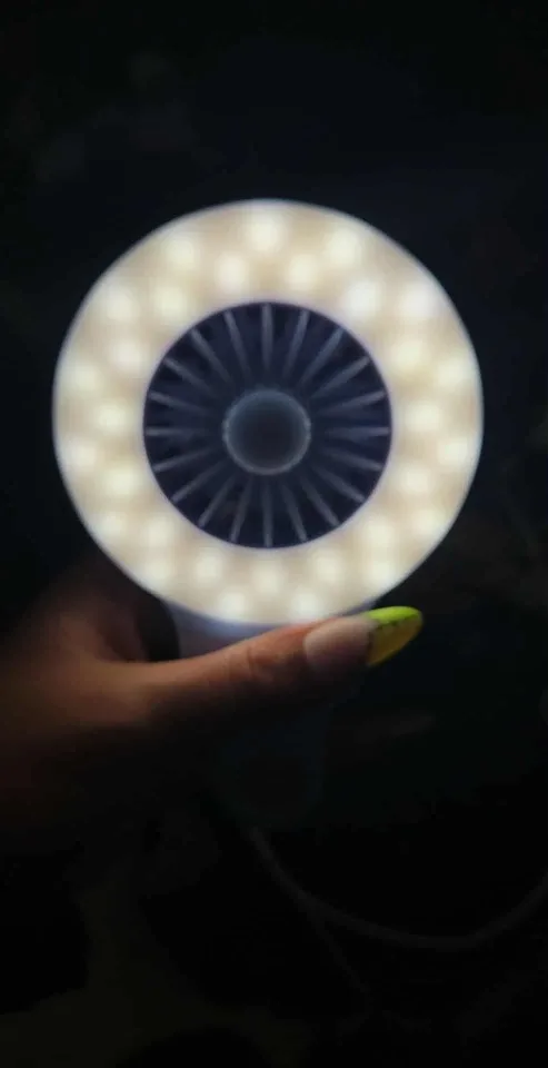 Fangirl Clip On Phone Fan & Selfie Ring Light image indicator(2)