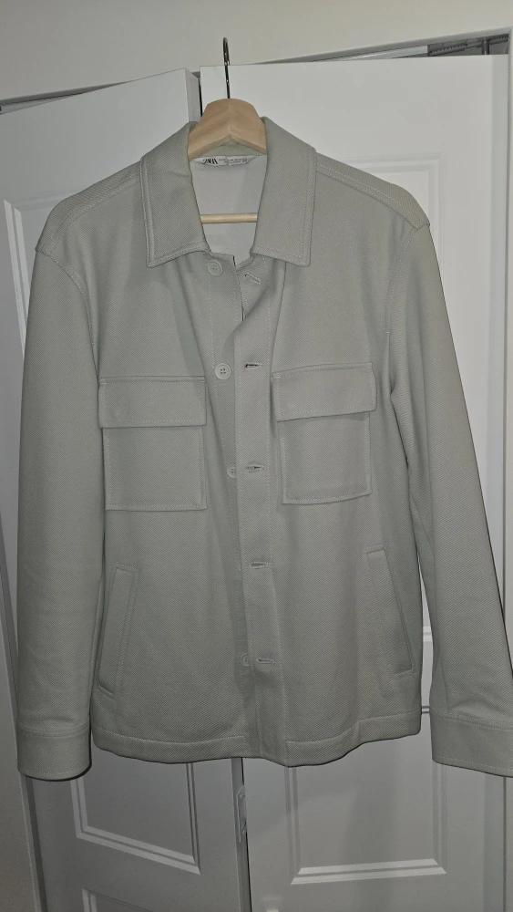 Zara Textured Weave Overshirt - Size M