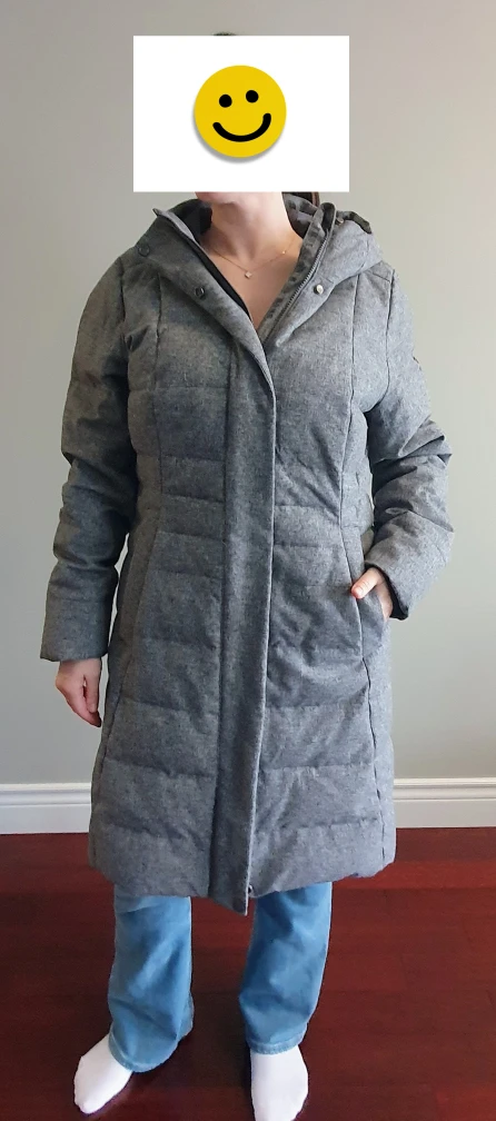 Woods Grey Down-Filled Winter Coat - Size L/G