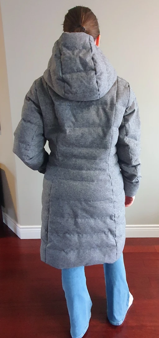 Woods Grey Down-Filled Winter Coat - Size L/G - photo 2