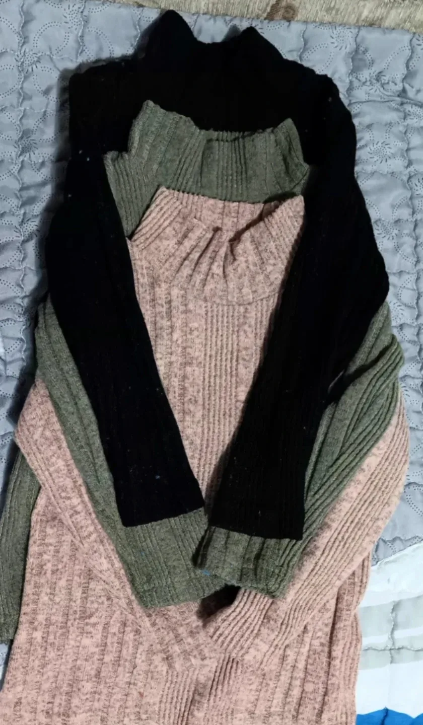 3 pack Toddler Boys Turtle Neck Pullovers 🥕