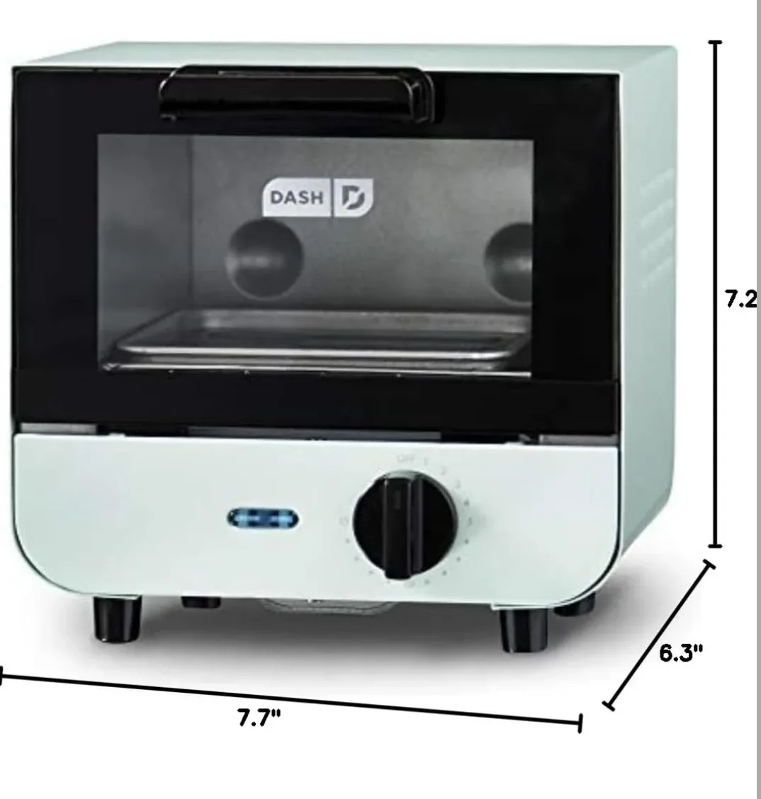 NEW DASH Mini Toaster Oven - Red image indicator(6)