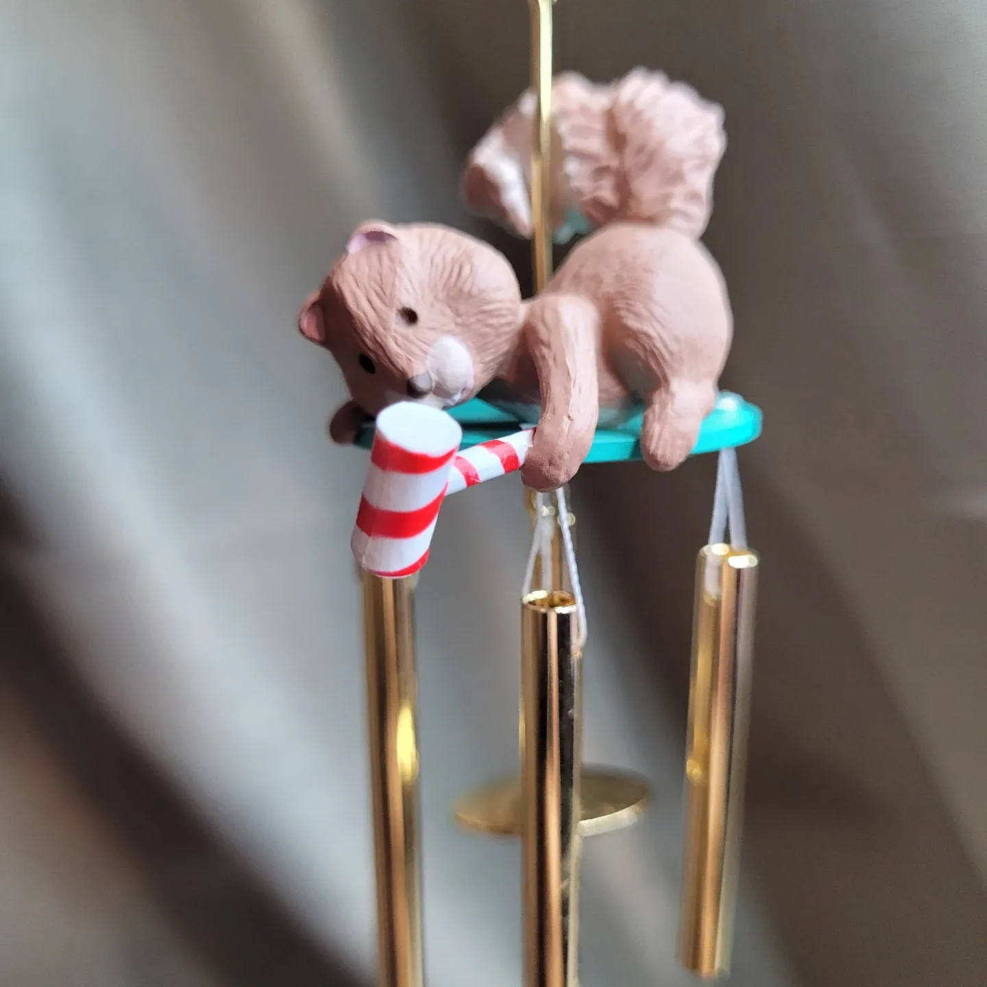 Collectible 1990 Hallmark Chiming In Holiday Christmas Ornament image indicator(2)