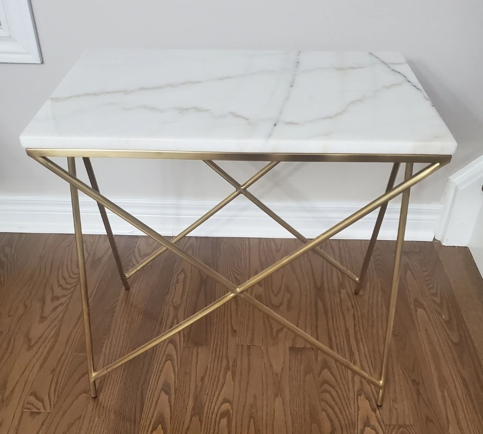 Marble Top Side Table