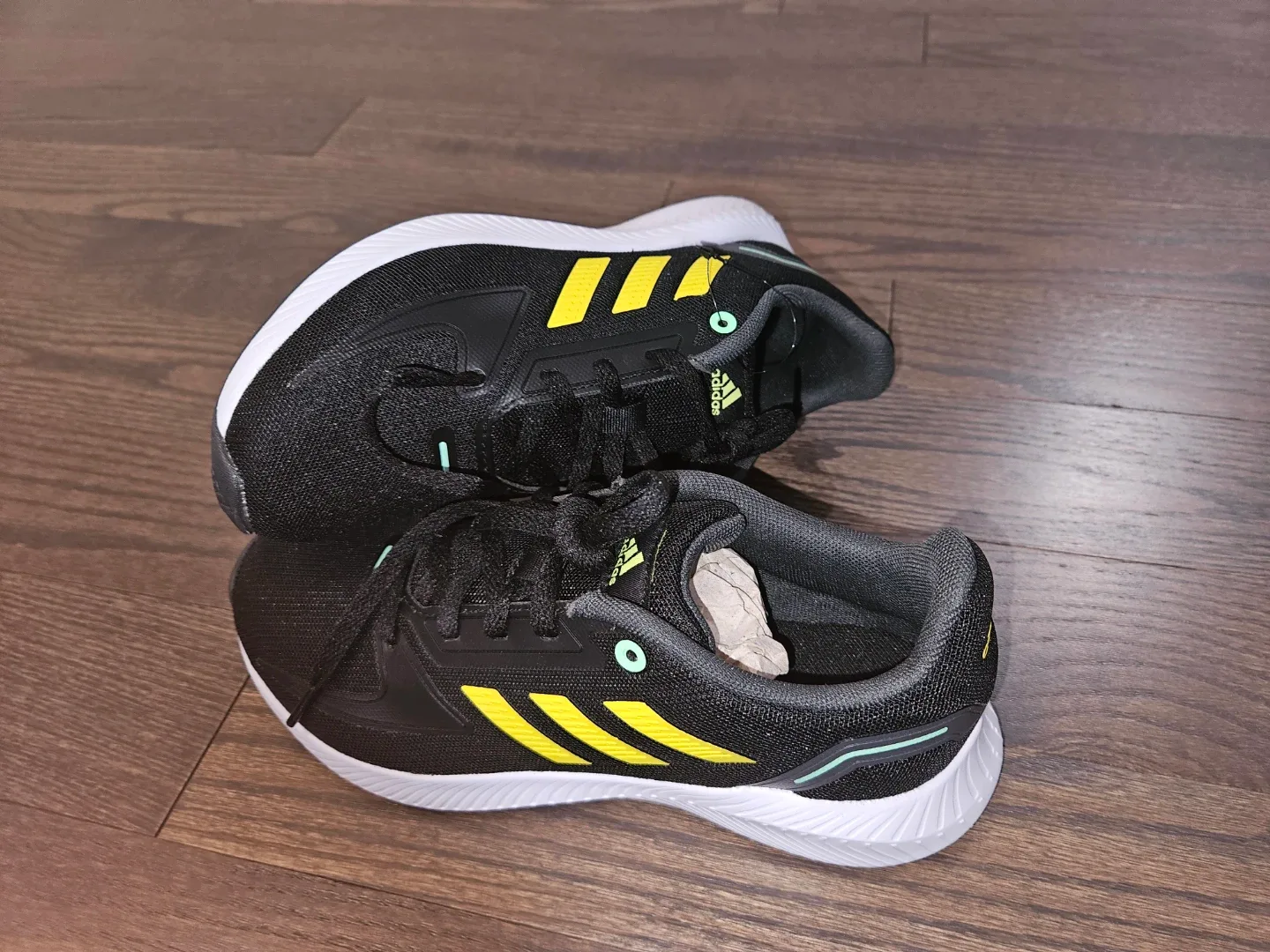 Adidas Runfalcon 3.0 Running Shoes - Black/Yellow