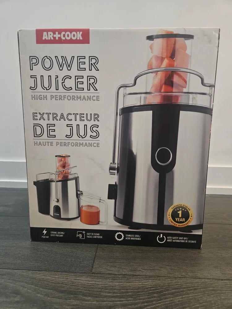 *MUST SELL BY TOMORROW* AR+COOK Power Juicer - High Performance
