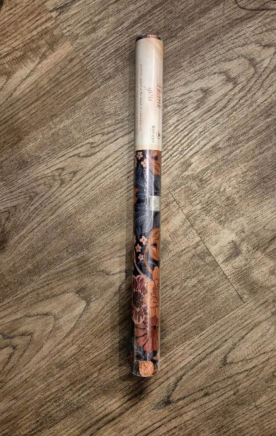 Peel and Stick Floral Vinyl Wallpaper 17.5"×78.7" image indicator(3)