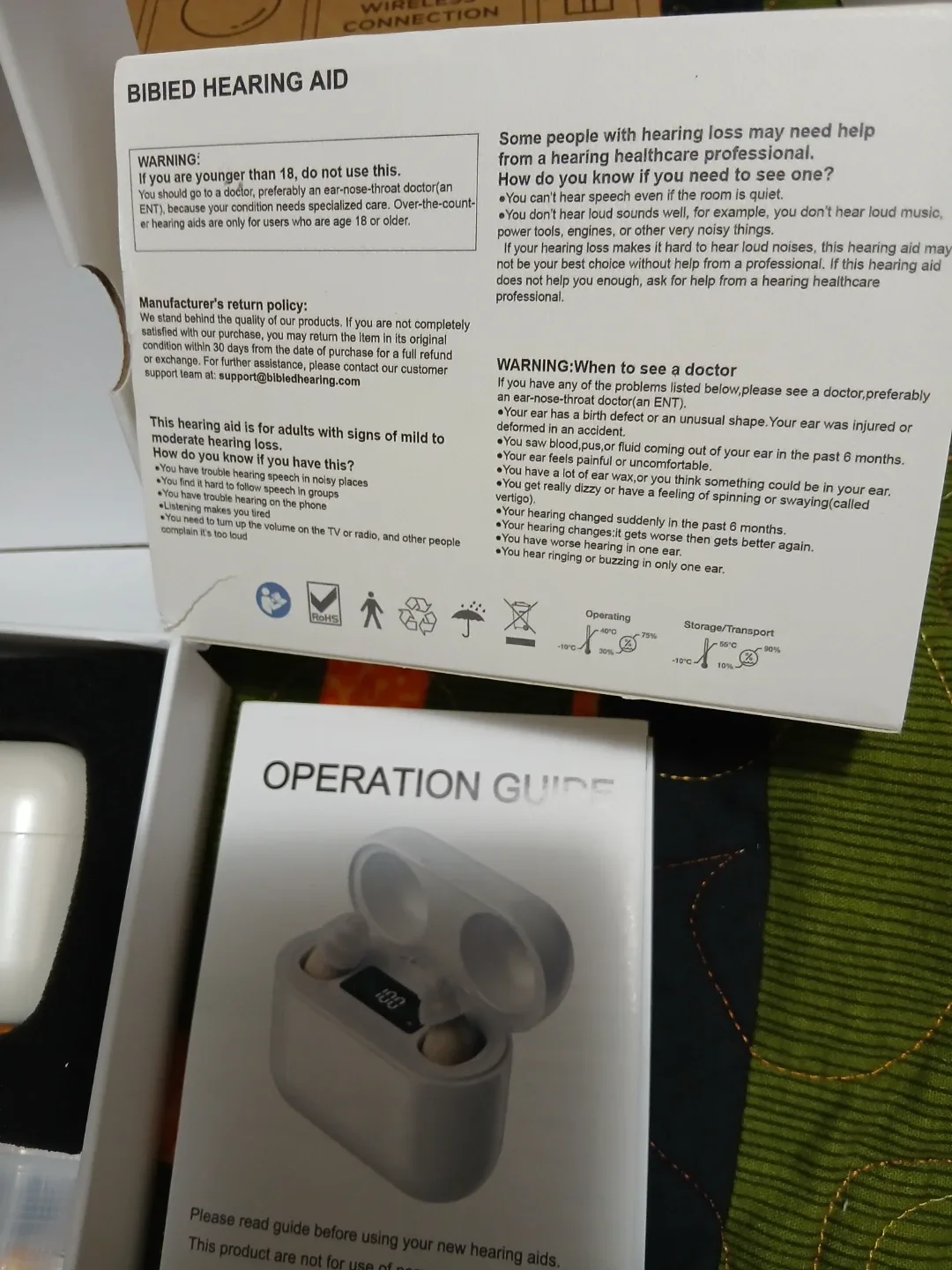 New BIBIED Rechargeable Hearing Aids, Invisible Hearing image indicator(10)