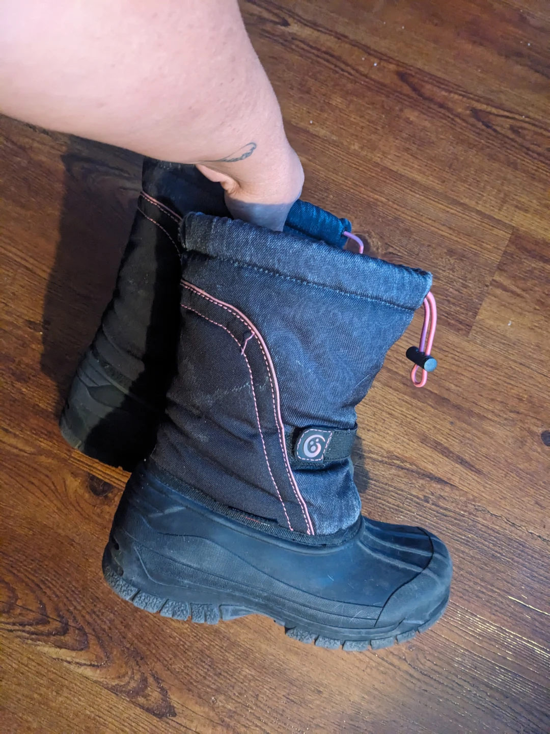 George Kids Snow Boots Size 4 - photo 3