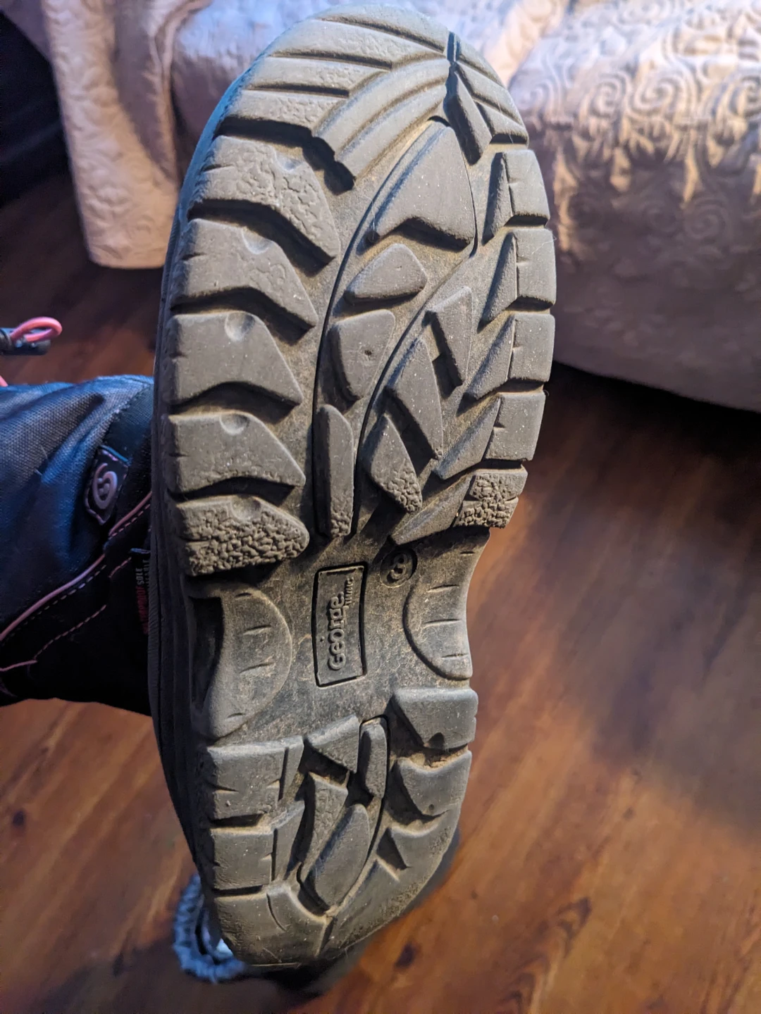 George Kids Snow Boots Size 4 - photo 4