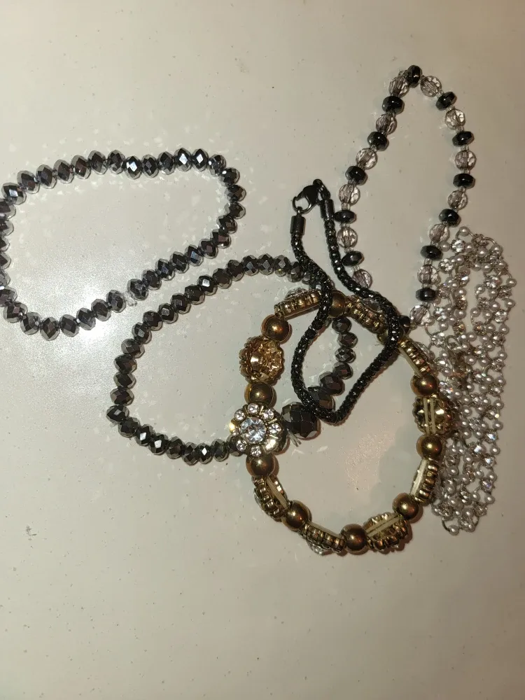 Set of 6 Beaded Bracelets