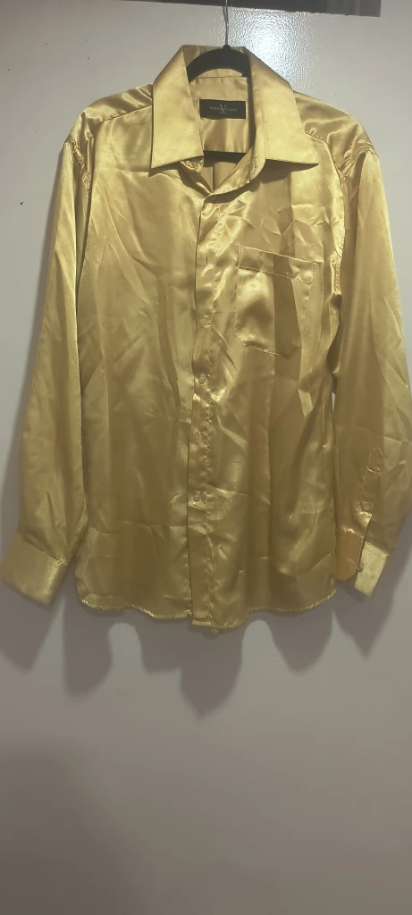 Vettorio fratini Collection Gold Button-Down Shirt