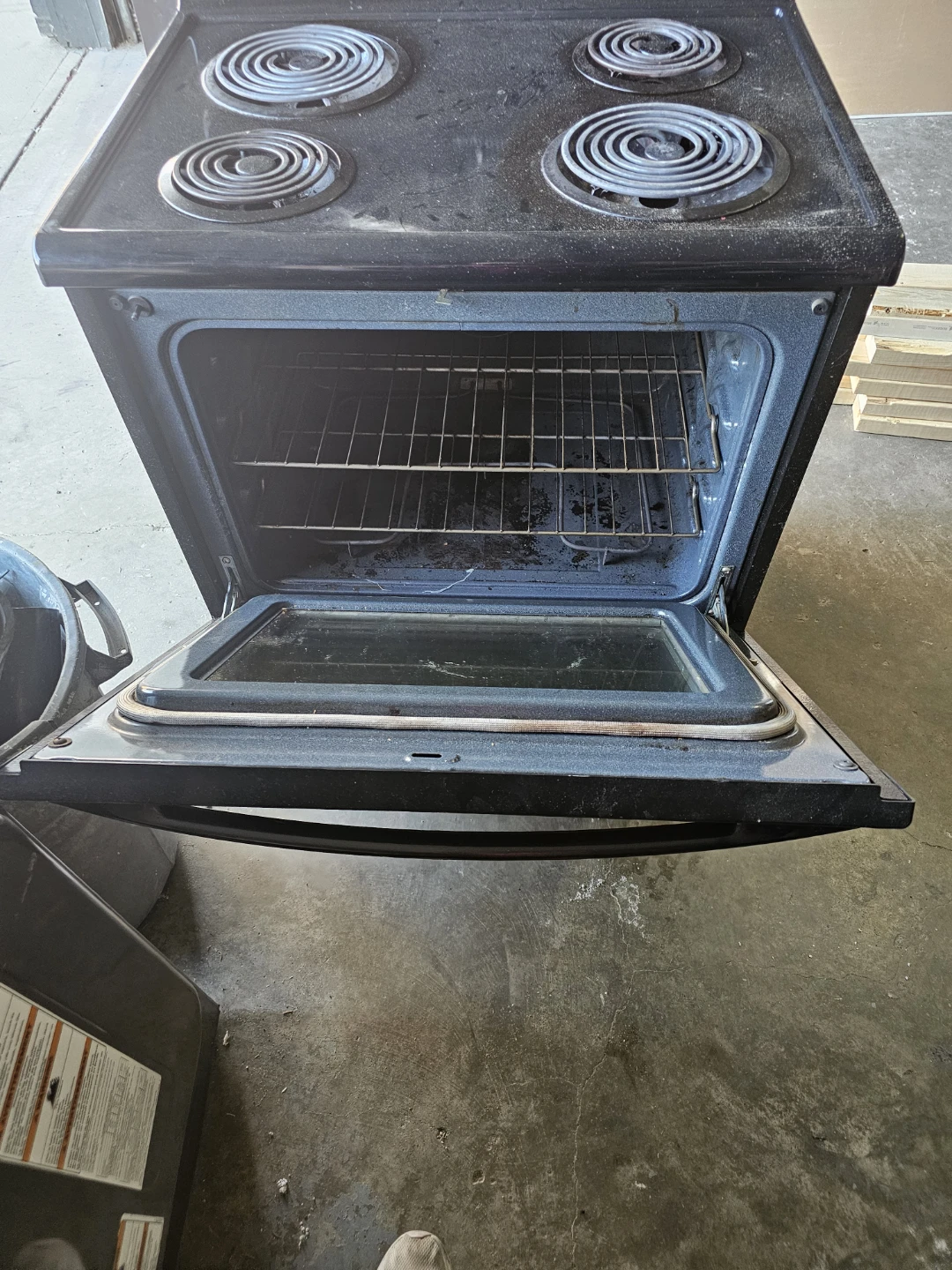 Black Electric Range Oven - photo 5