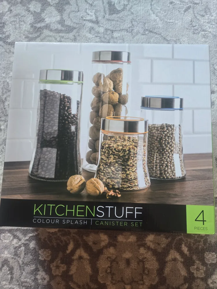 Kitchen Stuff Colour Splash Canister Set - 4 Pieces