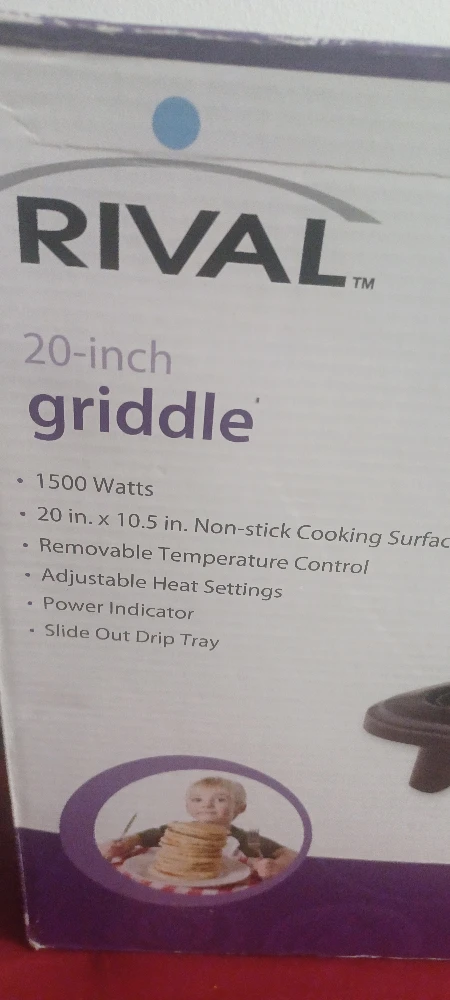 Rival 20-inch Griddle - New in Box - photo 2