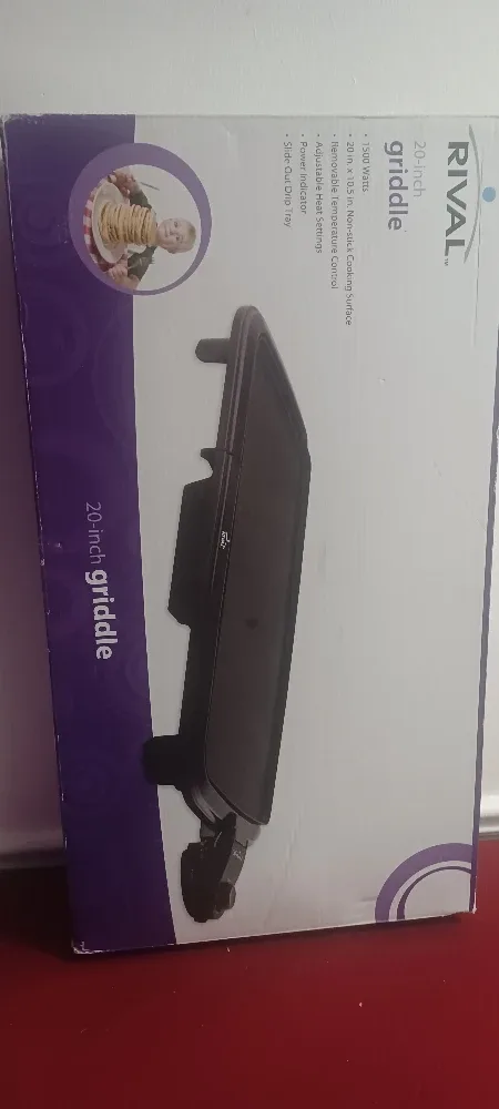 Rival 20-inch Griddle - New in Box image indicator(3)