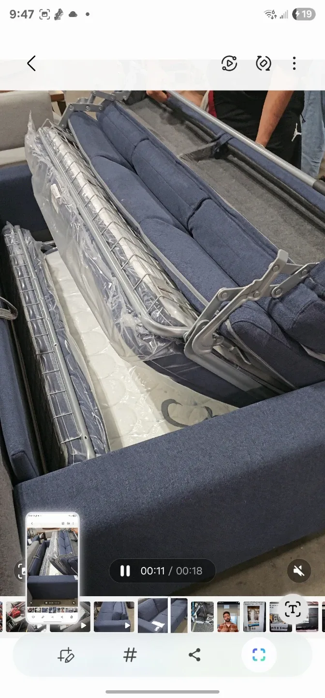 Blue Sofa Bed - image indicator(4)