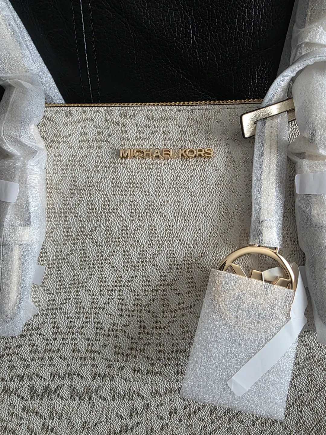 Michael Kors Charlotte Signature Tote Bag Large image indicator(3)