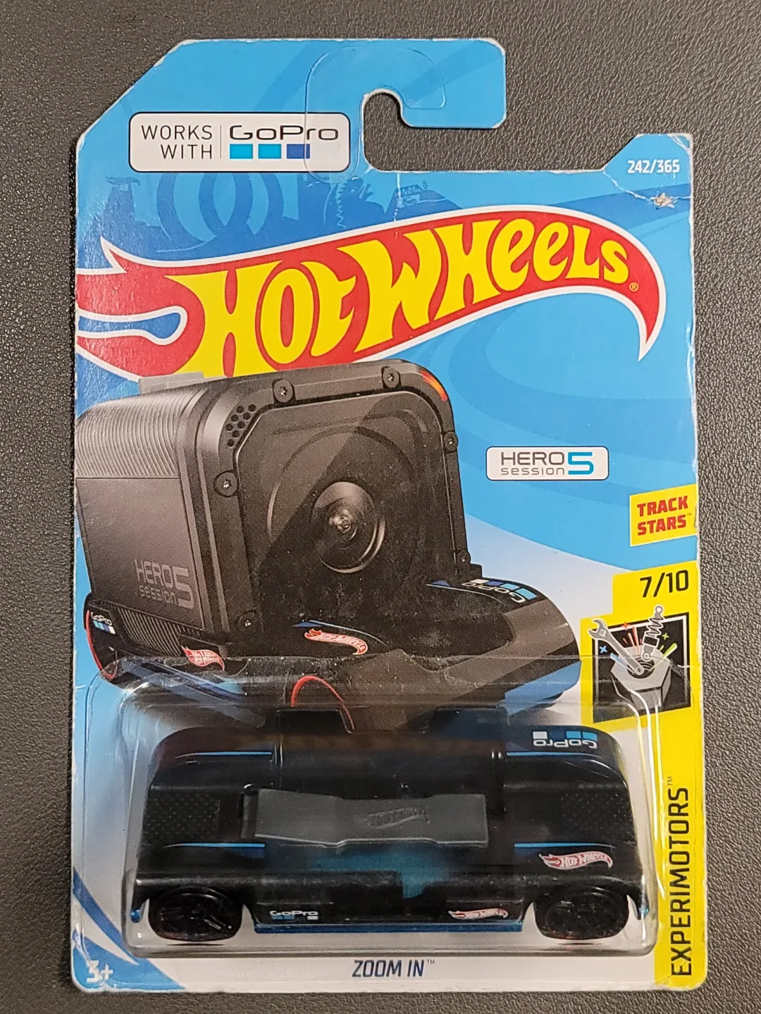 Hot Wheels GoPro Hero5 Session Zoom In (Blue)