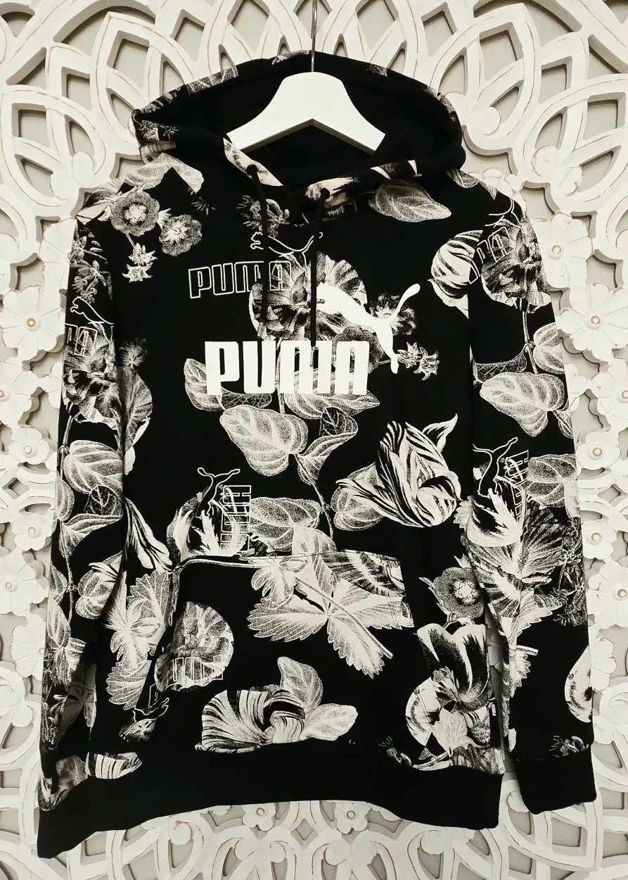 New with tag Puma Floral Hoodie - Size M