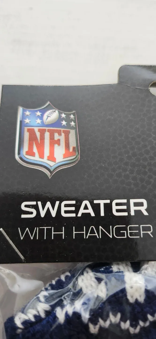 Set of 24 in Box NFL Indianapolis Colts Sweater Ornament - New image indicator(7)