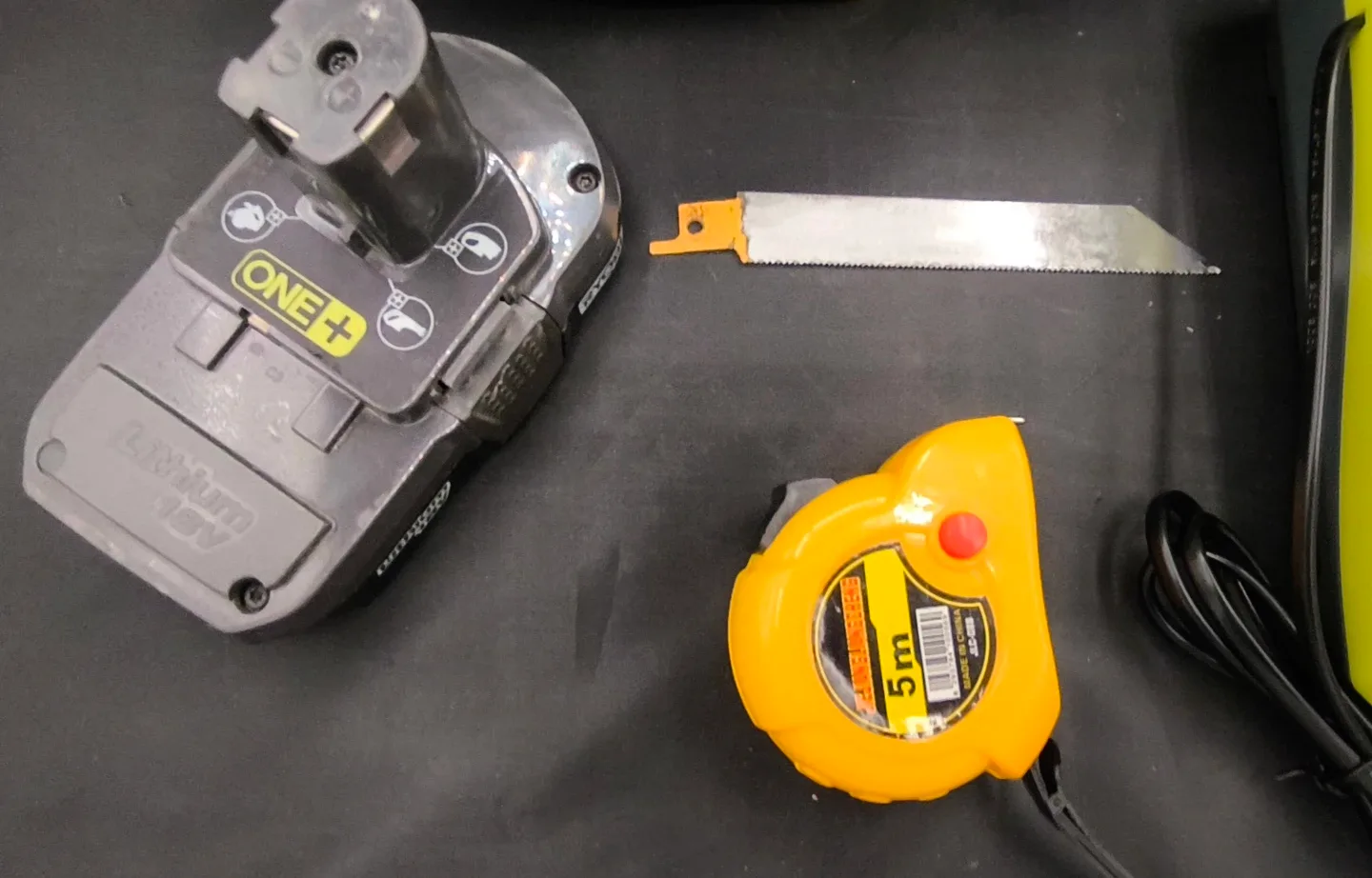 Ryobi One+ Reciprocating Saw, Charger, Battery image indicator(5)