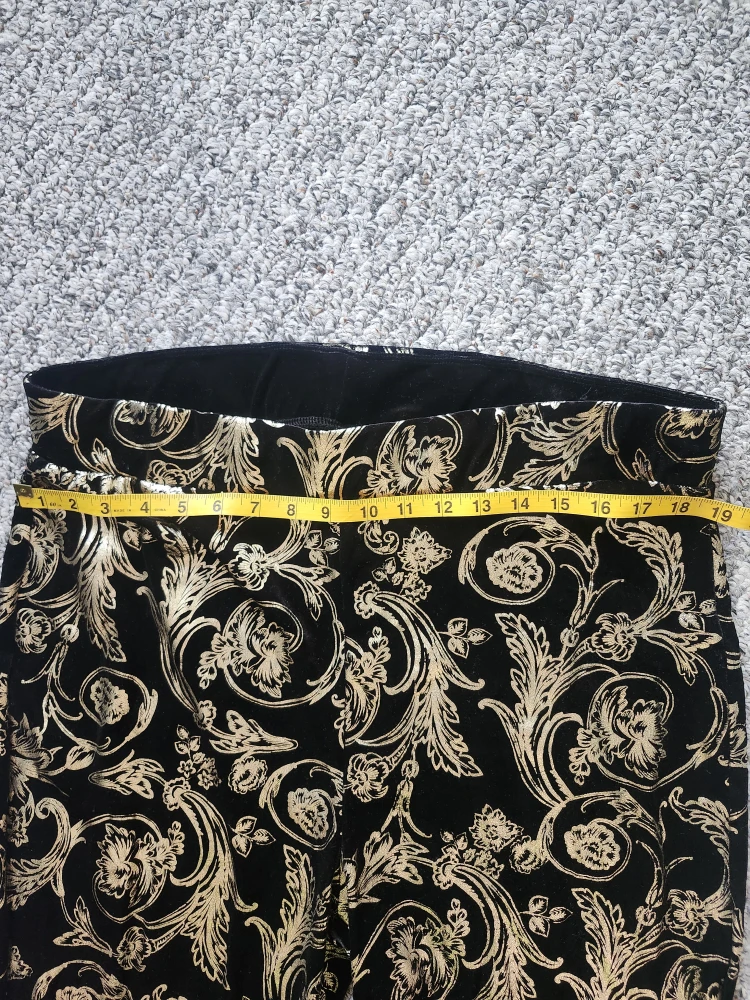 Women's Velvet Long Pants - photo 2