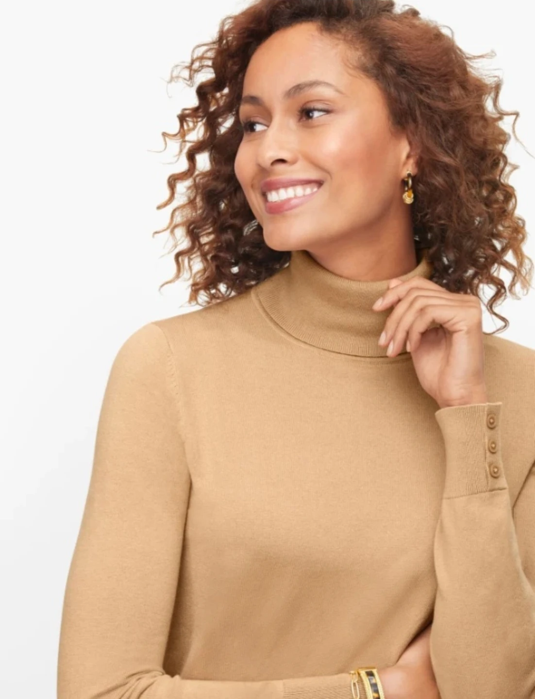 NEW with Tags Talbots Cotton Blend Turtle Neck - M - New