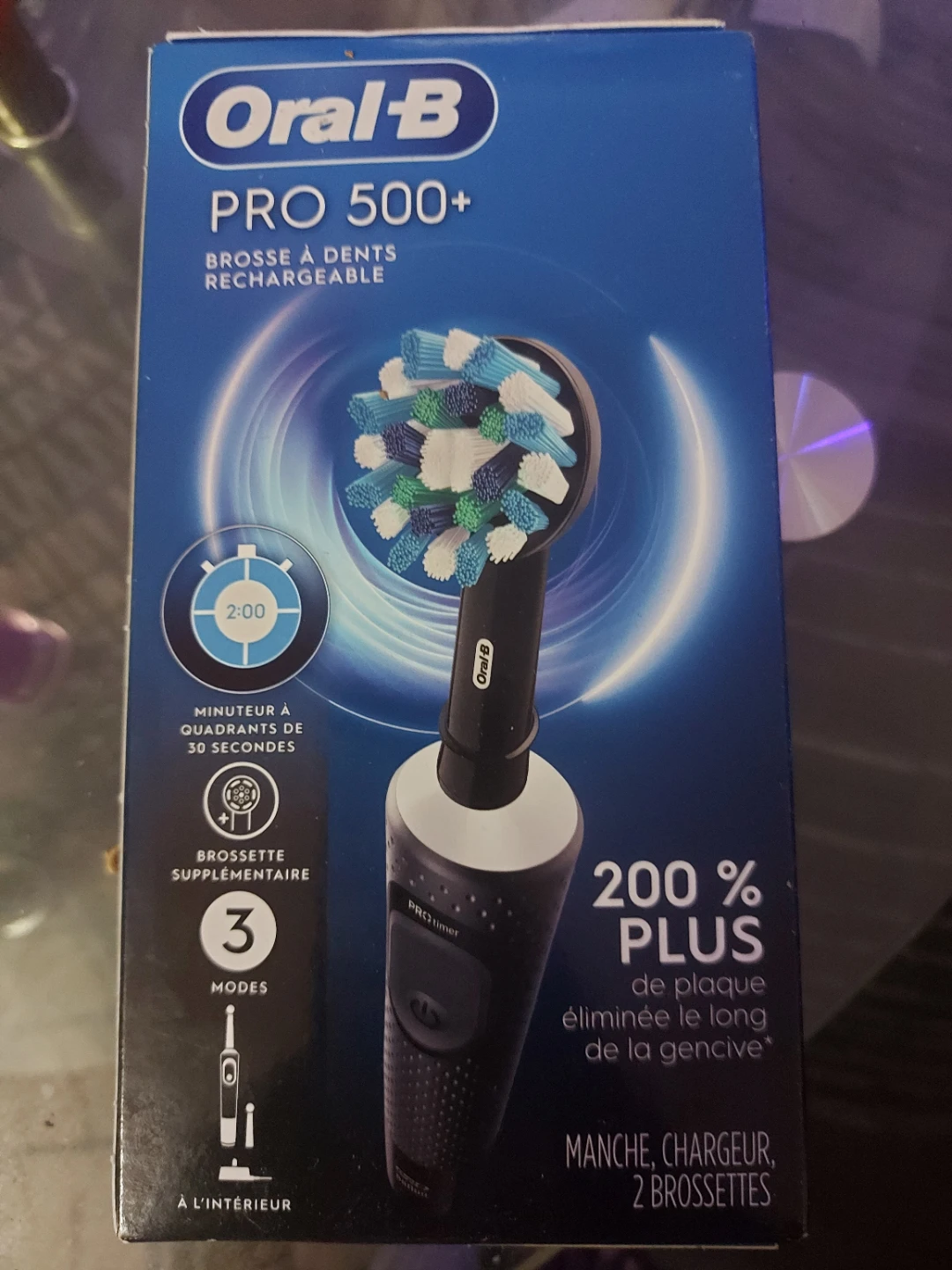 Oral-B PRO 500+ Rechargeable Toothbrush - Black