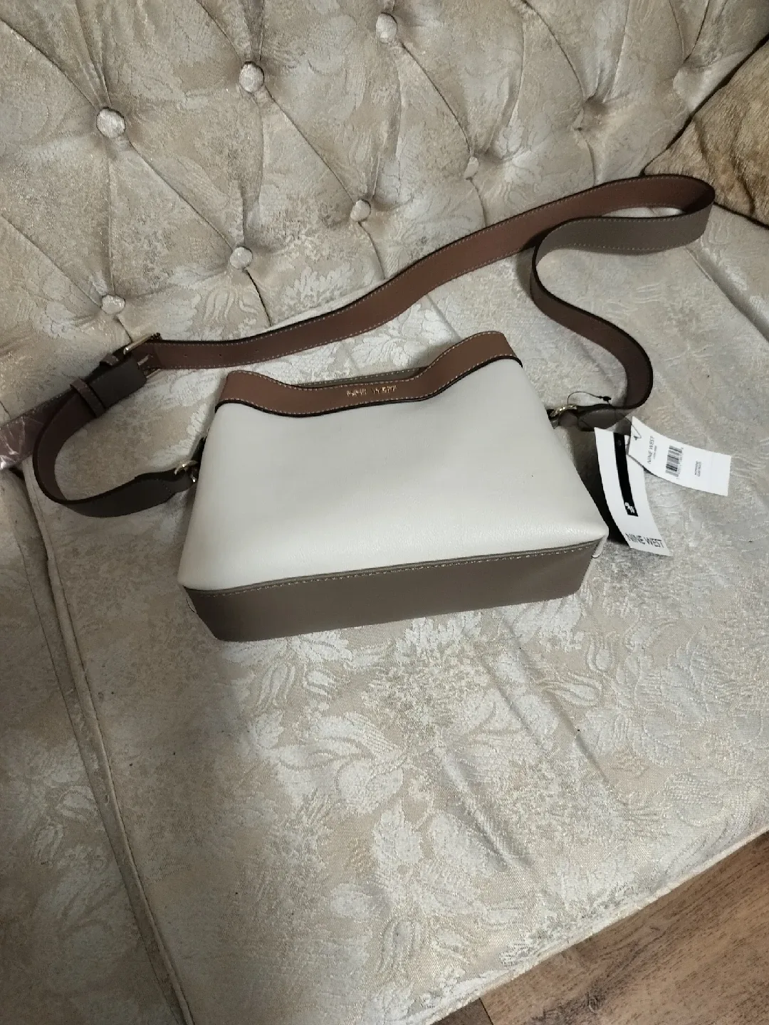 Nine West Crossbody Bag - Beige & Brown image indicator(5)
