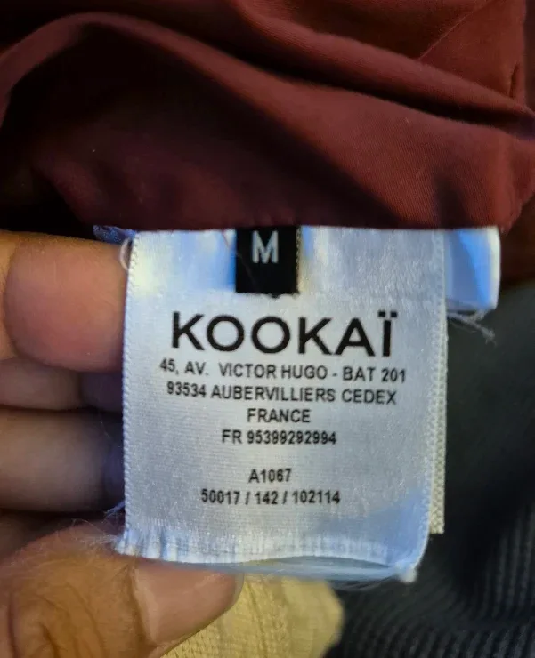 KOOKAI Burgundy Winter Coat image indicator(6)