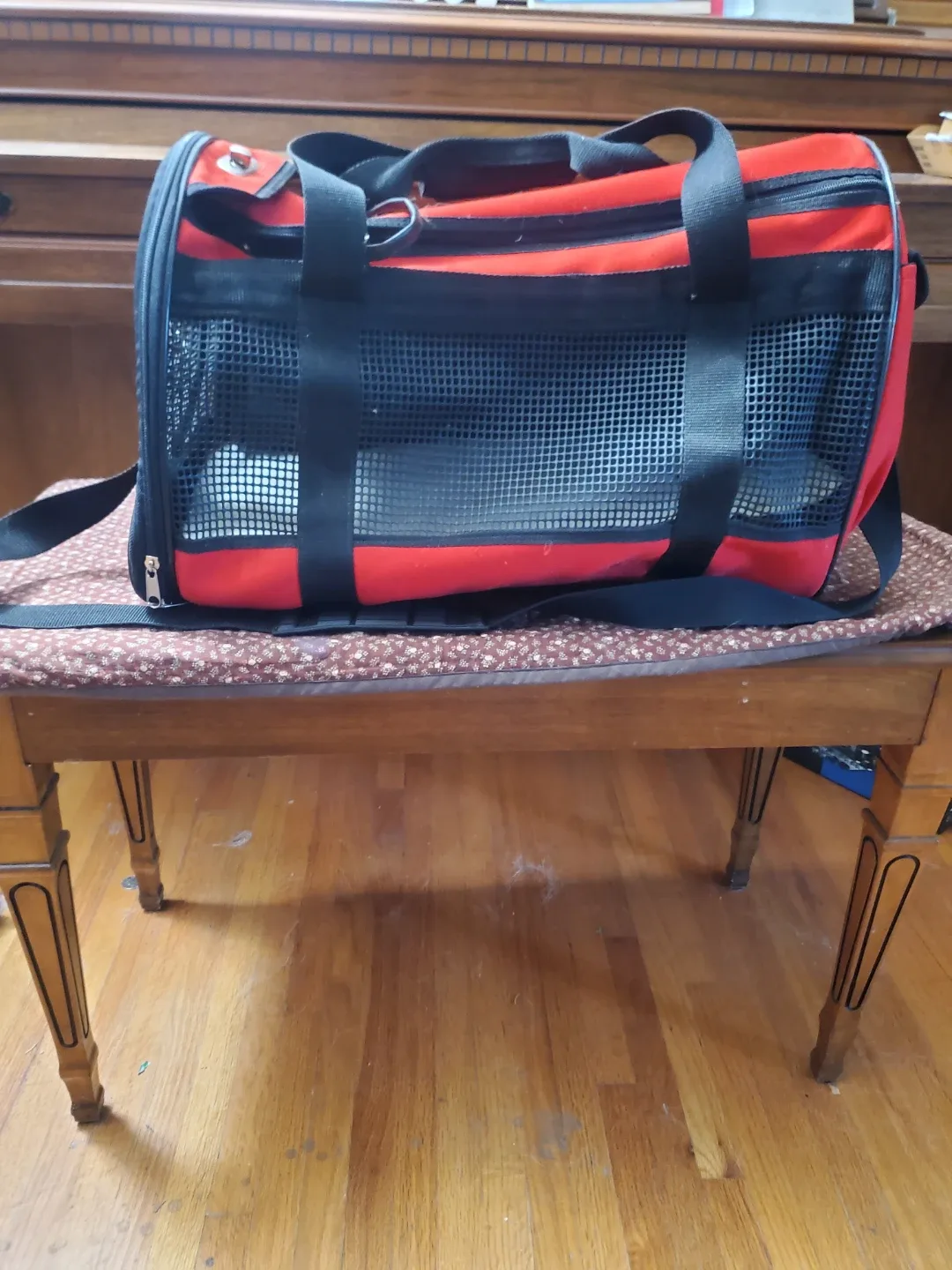 Red & Black Pet Carrier