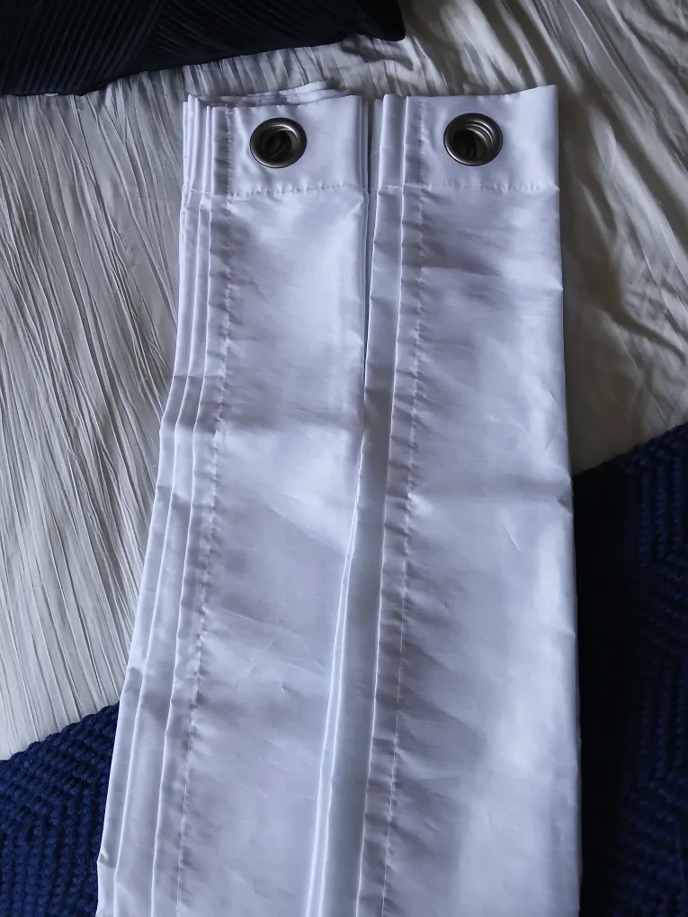 White & Charcoal Curtains image indicator(2)