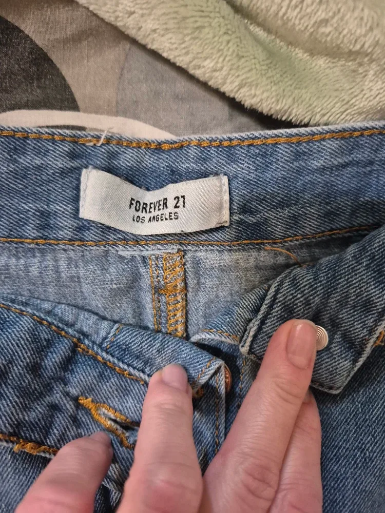 Forever 21 Denim Mini Skirt image indicator(2)