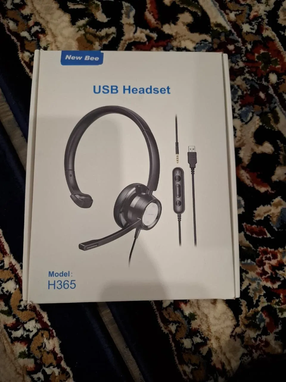 New Bee H365 USB Headset - New in Box thumbnail