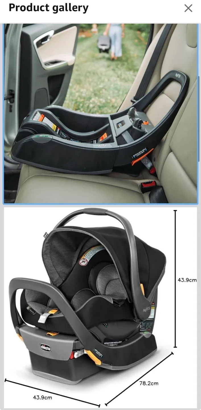 Chicco KeyFit 35 ClearTex Infant Car Seat - Black image indicator(3)