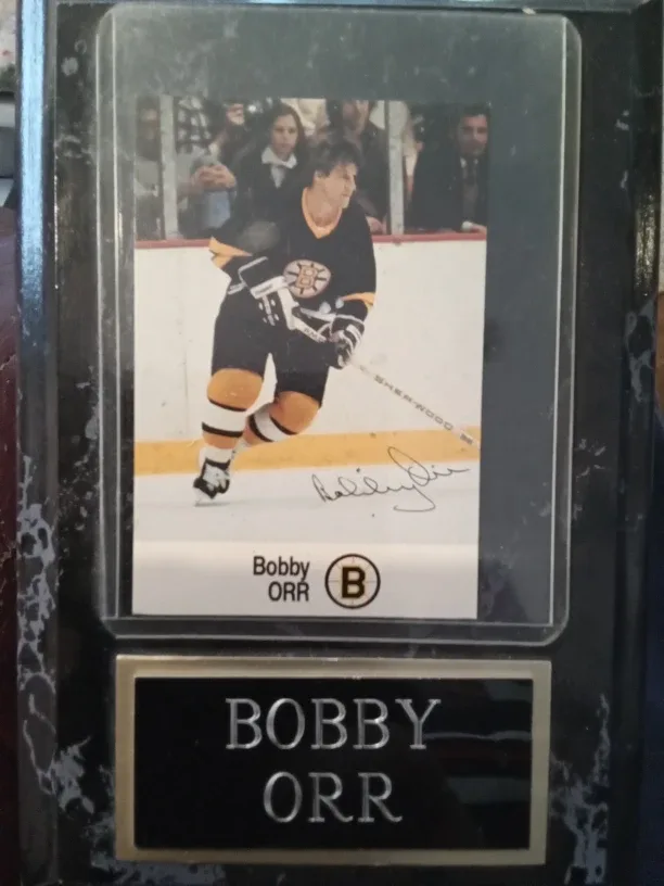 Bobby Orr Autographed Plaque