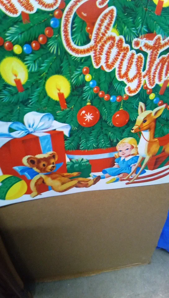 Vintage Merry Christmas Tin Decoration image indicator(5)