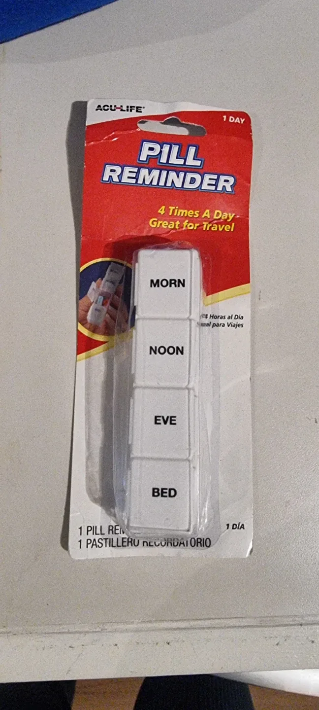 Acu-Life 1 Day Pill Reminder Box