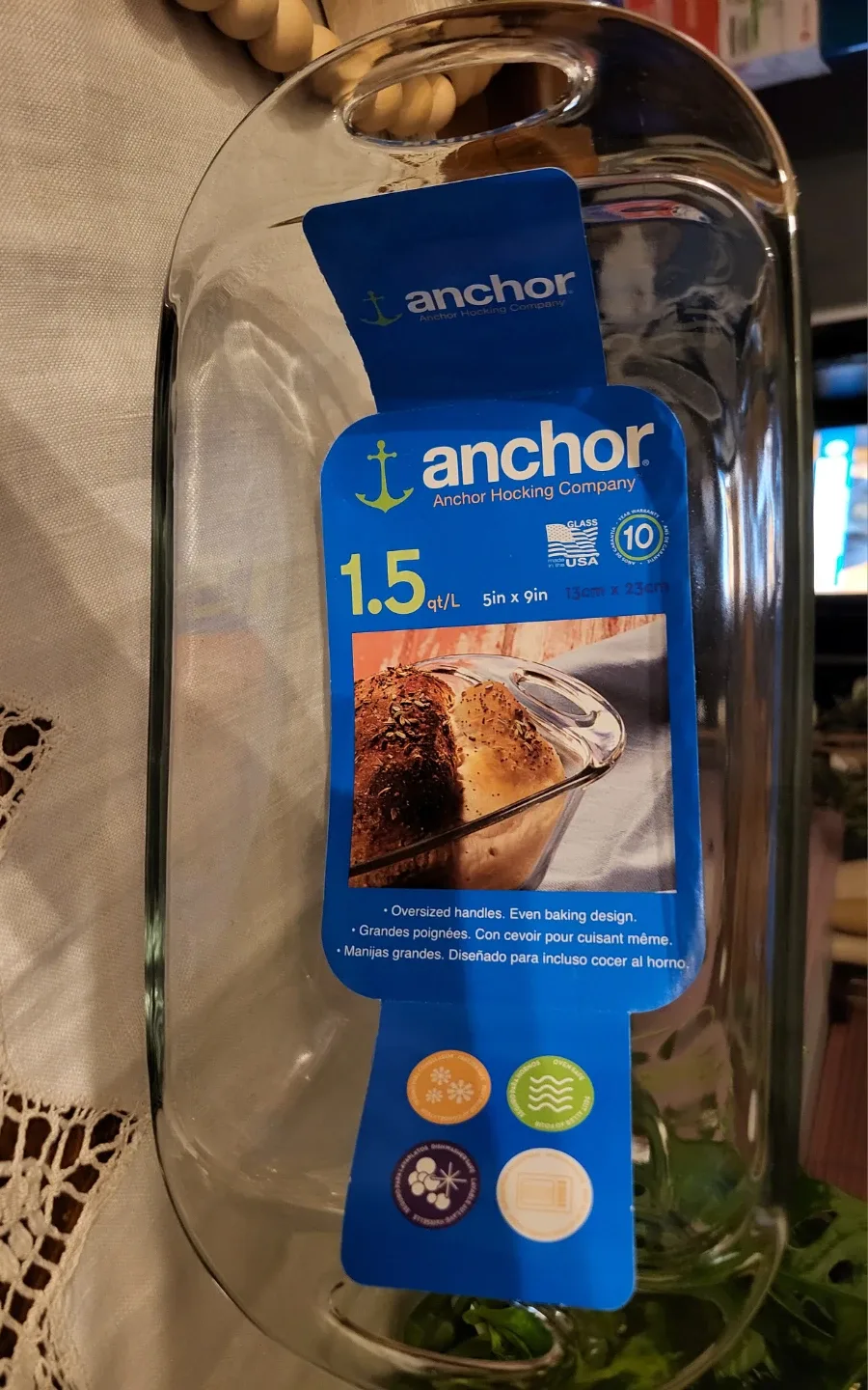 Anchor Hocking 1.5 qt Glass Baking Dish - New image indicator(3)