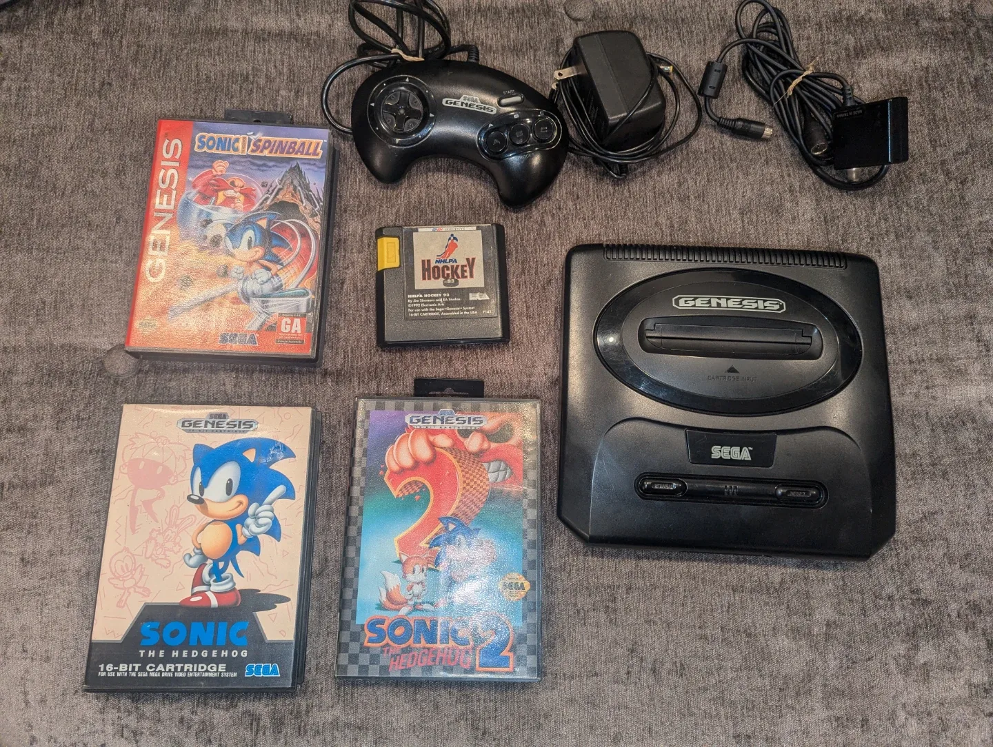 Sega Genesis Console with Games