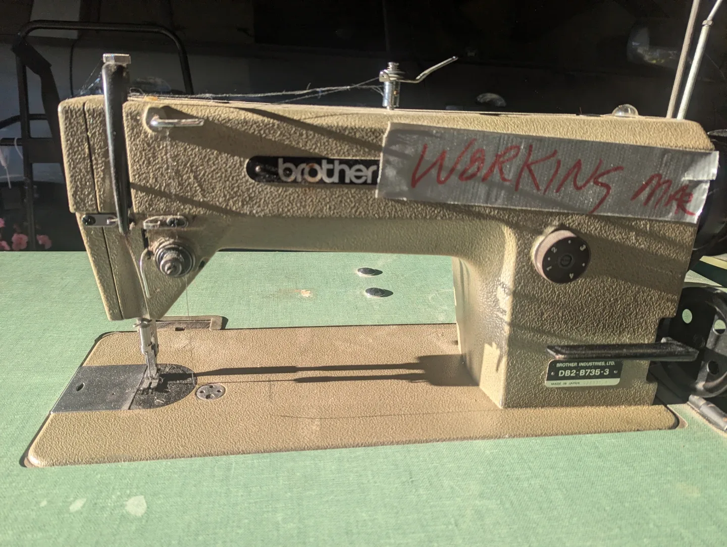 Brother DB2-B735-3 Industrial Sewing Machine thumbnail