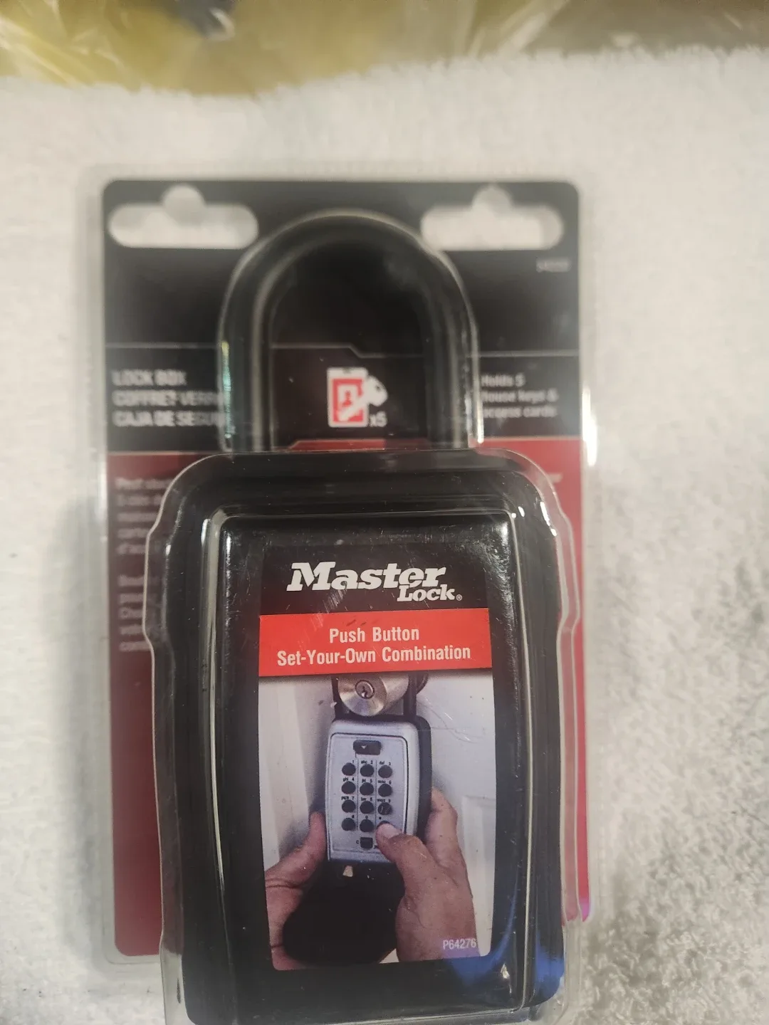 Master Lock Push Button Combination Lock Box