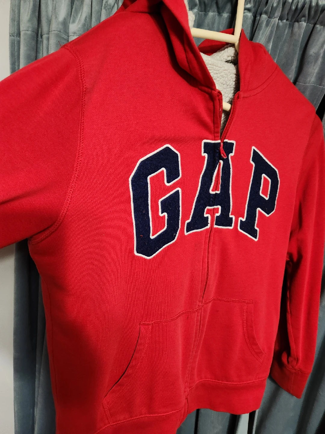 GAP Kids XXL Red Zip-Up Hoodie