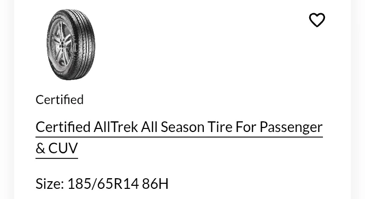 New all season set used 2 months. $300 firm